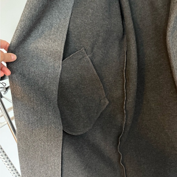 Vero Moda Gray Coat with Notched Lapels women’s large - Picture 3 of 5